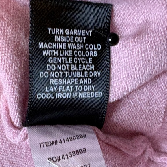 Torrid Women Cardigan Sweater Size 3X Pink Spring Plus Size Preppy Easter New - Picture 4 of 5